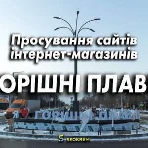 Просування сайтів, інтернет-магазинів та SaaS в Горішніх Плавнях